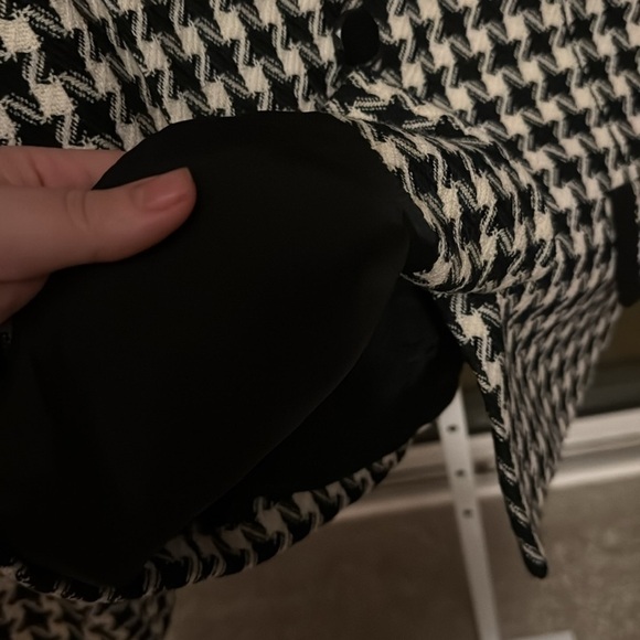 Valerie Stevens Pure Wool Houndstooth Size 8 Blazer Vintage EUC - Picture 6 of 7